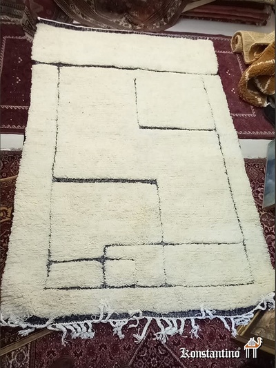 30698-K-No-M Alfombra Marroquí 248x163 cms