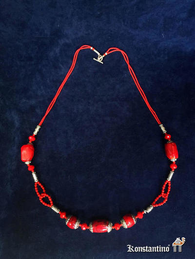  30978-H. Collar de Corales Rojos. (VENDIDO)