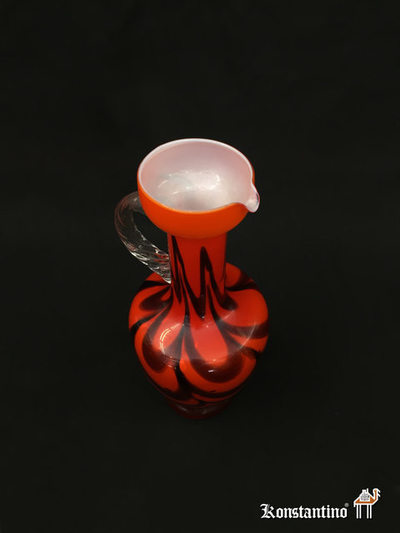 1286-C Jarrón de cristal de Murano. Italia 1930. 22,5 cms