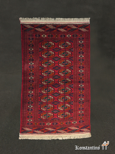 19585-Alf  Tekke turcomano fino 126 x 81 cms. 