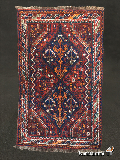 19617-Alf  Kashgay del sur de Persia 132x 80 cms.