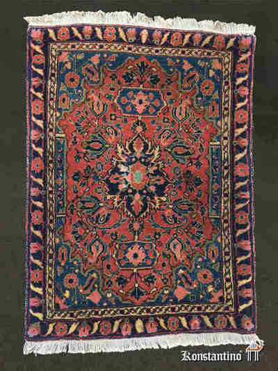 17587-Alf  Kermanshad antiguo del norte de Irán, 80 x 60 cm