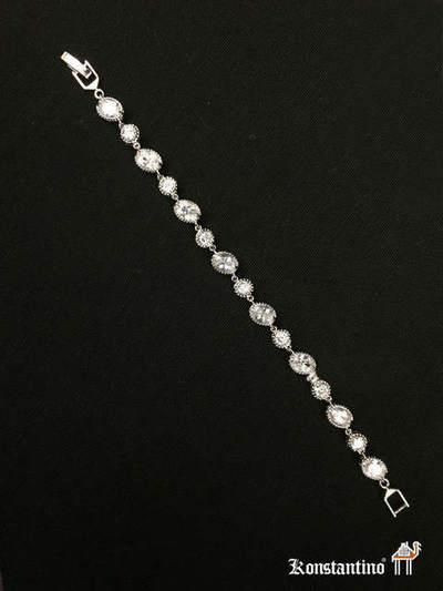 30966-H Pulsera de circonitas,
