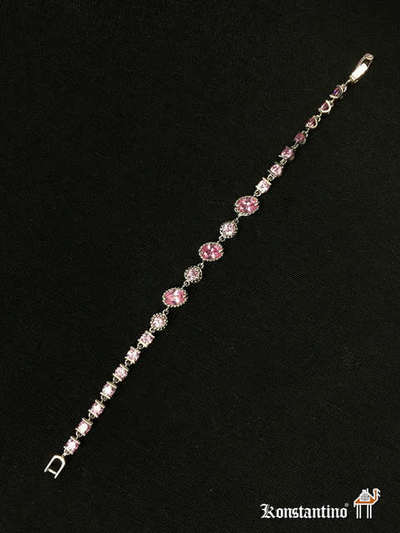 30965-H Pulsera cuarzo rosa