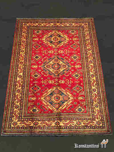 18917-Alf    243x180   Kazak Super Quality. Reproducción de piezas de antiguas caucásicas de los S. XVIII al XIX de colecciones o museos. 