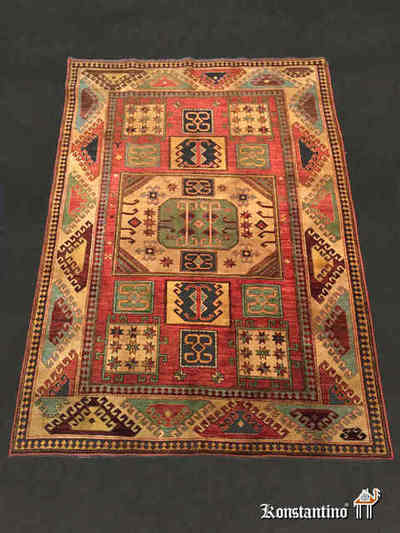 18609-Alf     274x164           Karachop Kazak, réplica de pieza del XIX, lanas semiantiguas