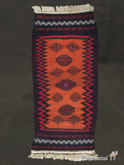 11978-Alf Kilim Afghano Old, 120 x 57 cms. VENDIDO