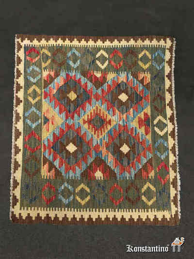 19591-Alf Kilim Afghano 93 x 101.Vendido