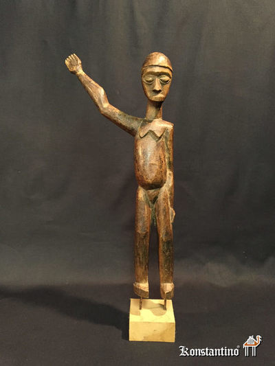 802-Afri  37x19   Figura Lobi antigua Burkina-faso. 