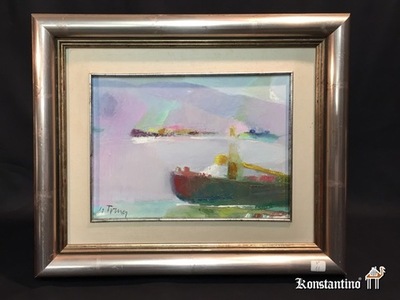 11-Pint-NA  31x23   Pintura al óleo de Gloria Torner (Cantabria). Marina