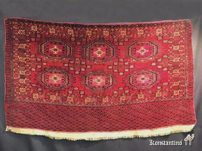 9694-Alf  1,32x0,76   Tekke turcomano S.XIX. Pieza de uso tradicional como armario (mueble textil).