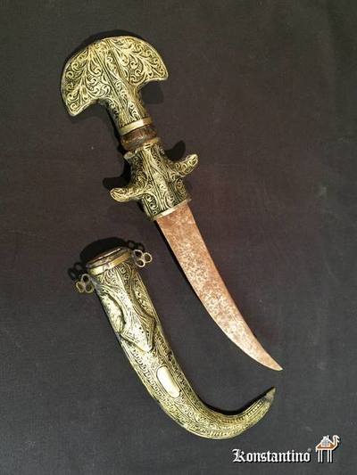 1192-C 33 cms   Daga del Imperio Otomano. s. XIX 