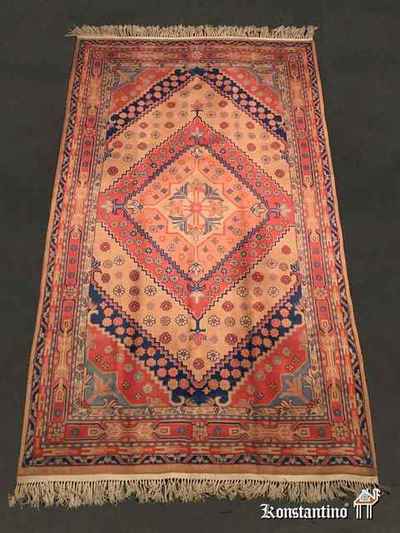 6456-Alf  240x150    Khotan del Turquestán del este, pieza con buenas lanas totalmente artesanal