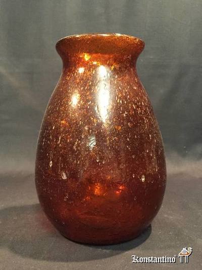 438-C  24 cms   Florero de Cristal de Loetz (Chequia). Circa 1900