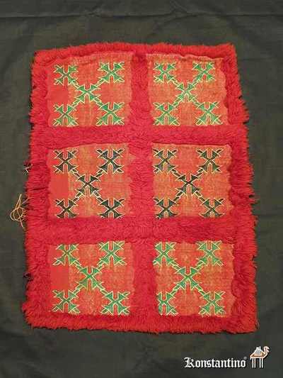 19642-Alf   56x38 Saco Zemmour marroqui de 1ºs s.XX (Cordillera del Atlas en la zona al este de Rabat)