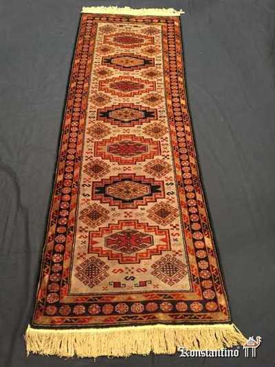 6001-Alf  221x77   Kazak del Cáucaso. Producción de hace 40 años hecha bajo dominio soviético