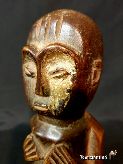 708-Afri  Figura Ngbaka de Rep Centro Africana 19x6 cms