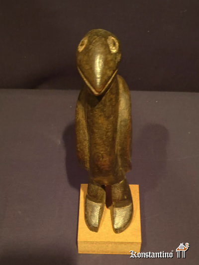 1153-Afri  Figura Pájaro 19x5 cms