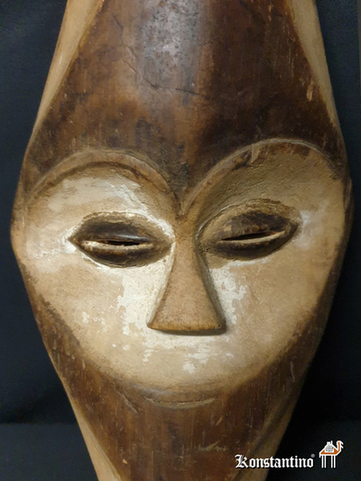1439-Afri  Máscara ritual africana antigua 