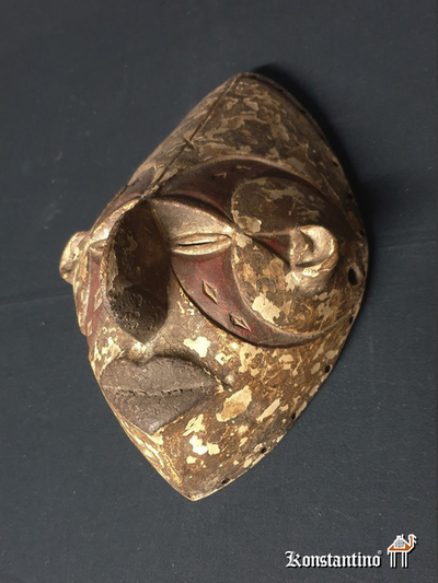 1149-Afri  Máscara ceremonial africana  25x17 cms