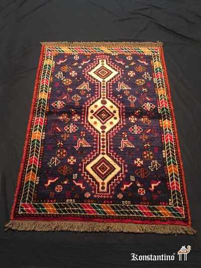 19971-Alf  Alfombra del sur de Persia 145x106