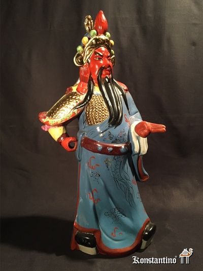 865- Figura tradicional china en porcelana 50 cms 