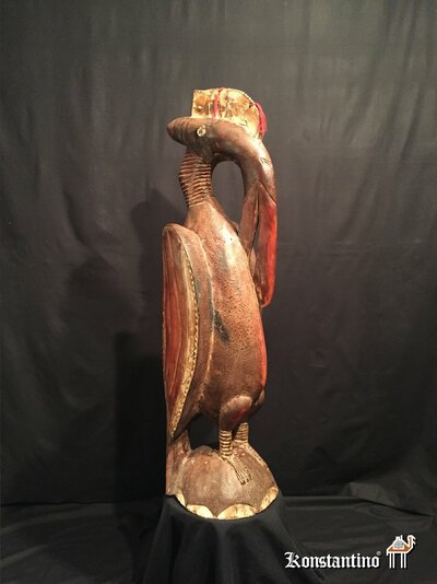 230-Afri  Pájaro africano  106x29 cms